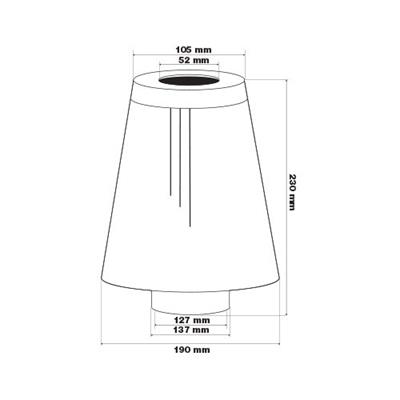 Air Filter double cone red cotton