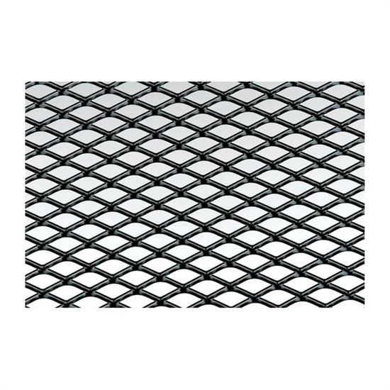 Griglia alluminio nero 125x30 cm maglia media