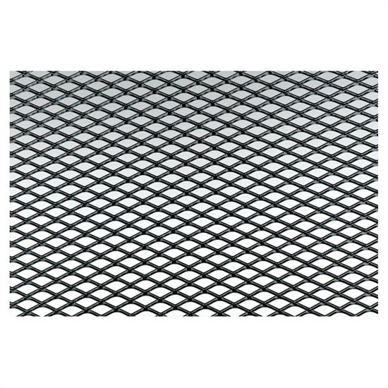 Griglia alluminio nero 125x20 maglia stretta