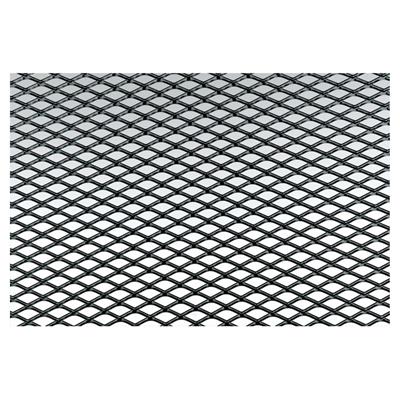 Griglia alluminio nero 125x20 maglia stretta