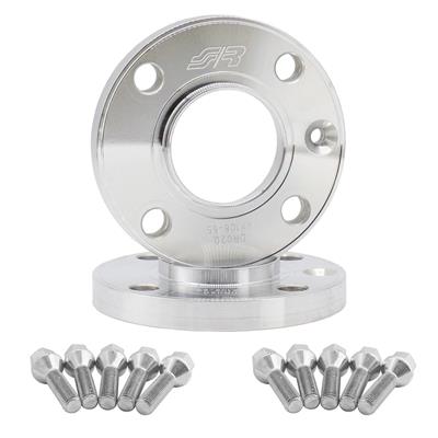 2 wheel spacers 16mm 4x108 center hole 65,1 with bolts