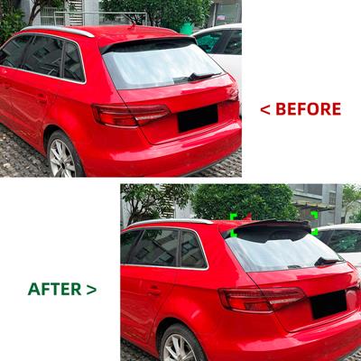Roof spoiler cap for Audi A3(8V) Sportback 2014-2020