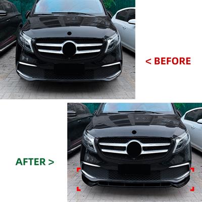 Lip splitter for Mercedes V-Class (W447) SE 2019-2023