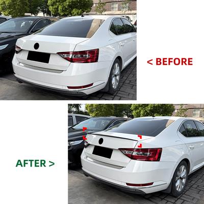 Spoiler da baule per Skoda Superb III (3V) Sedan 2015-2023