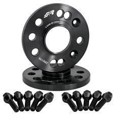 2 distanziali ruota neri 12mm 4-5x98 centraggio 58,1 con bull.