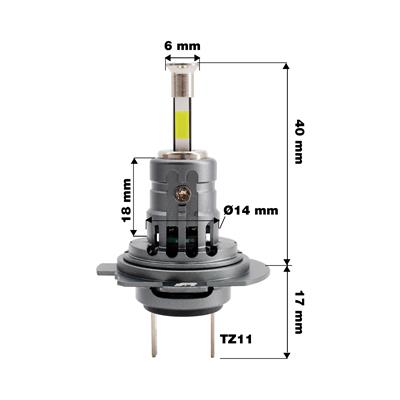 H7-H18 Led headlight bulbs Titan 360 for projectors headlight