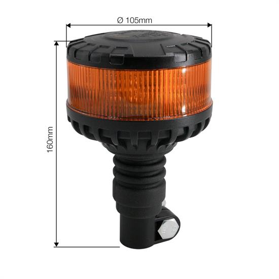 Flashing light amber flexible
