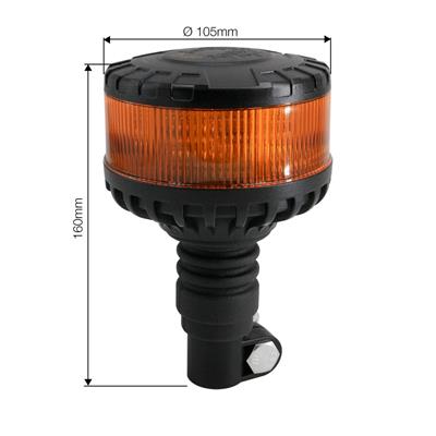 Flashing light amber flexible