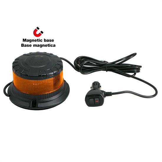 Flashing light amber magnetic
