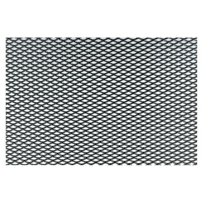 Griglia alluminio nero 125x20 cm maglia extra stretta