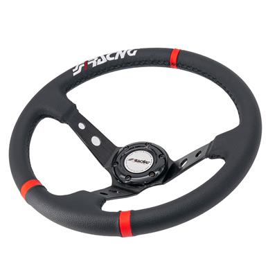 Volante sportivo Gravel - in pelle