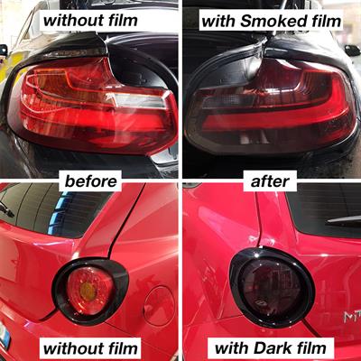 Headlight Film Black 60x100 cm