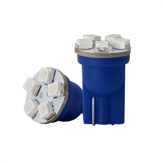 T10 W5W Hyper 6 led blue blubs